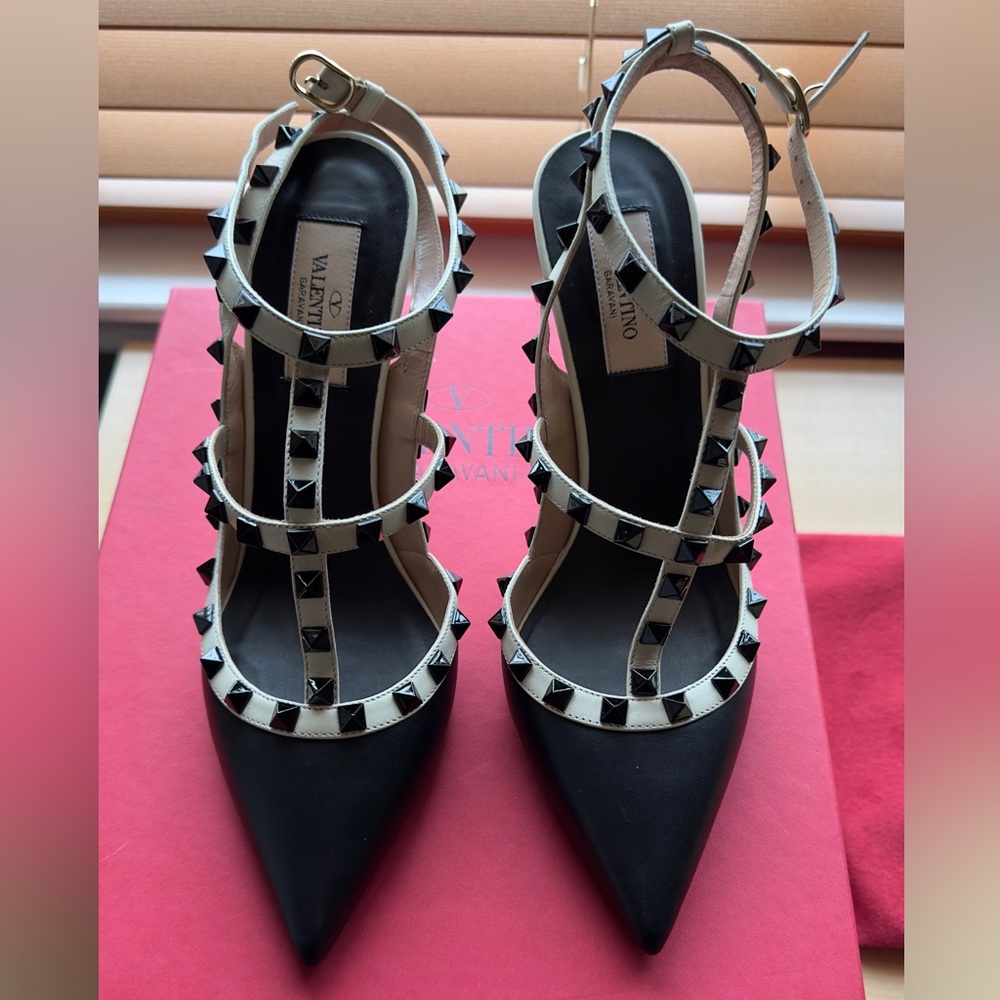 Valentino Garavani Rock Studs Strap Shoe